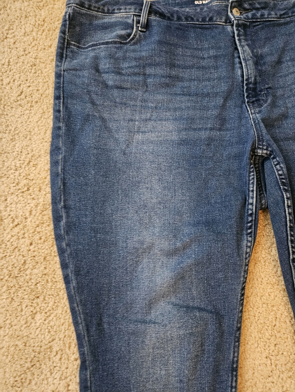 Old Navy High Rise Wow Super Skinny Dark Blue Women's Jeans Size 22 - Picture 5 of 10